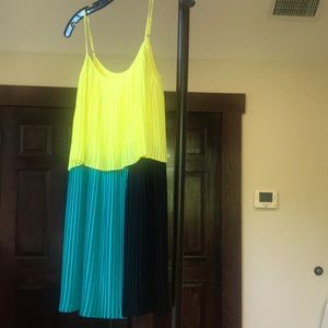 Parker summer dress-fun, gorgeous colors, pleated.